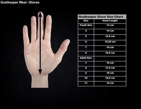 Youth Soccer Gloves Size Chart Ponasa