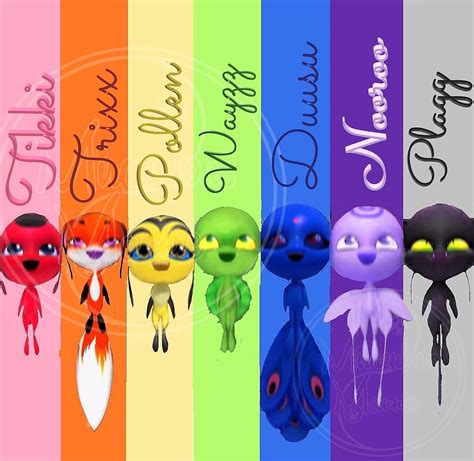 The Best 18 All Kwami Miraculous Ladybug Characters