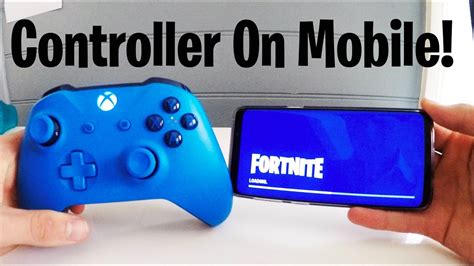 How To Use Xbox Controller On Fortnite Mobile Youtube