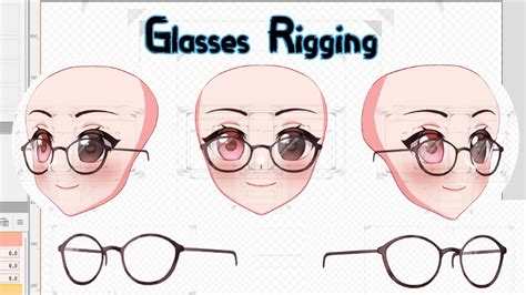 Live2d Glasses Rigging Breakdown Live2d Tutorial Youtube