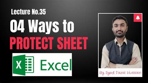 Ms Excel Protect Sheet Ways To Protect An Excel Workbook From