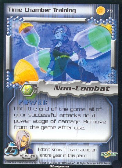 Time Chamber Training 79 Dragonball Cell Saga Uncommon Single Trading Card