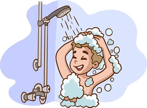 Clipart Take A Shower