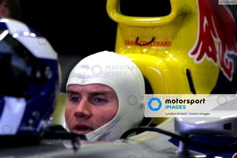 David Coulthard GBR Red Bull Racing Formula One Testing Jerez