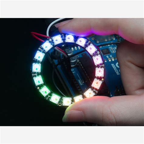 Adafruit NeoPixel Ring - RGB LED w/ Integrated Drivers - 16 pixel Australia - Little Bird