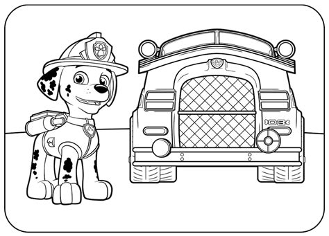 Paw Patrol Coloring Pages – Printable Coloring Pages