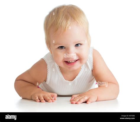 Baby Smile Lying Floor Cut Out Stock Images And Pictures Alamy