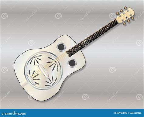 Metal Resonator Guitar Stock Illustration Illustration Of Metal