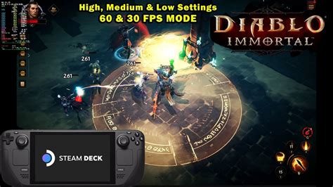 Steam Deck Diablo Immortal Fps Mode High Medium Low