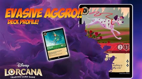 EVASIVE AGGRO Ruby Emerald Turbo Deck Profile Disney Lorcana The