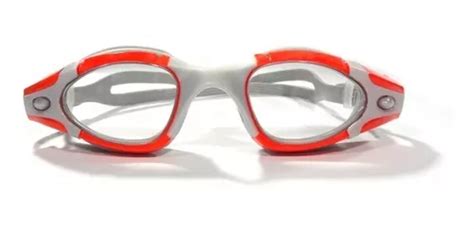 Antiparras Lentes Natacion Hydro Pileta Silicona Anti Niebla Color Rojo