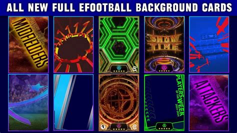 All New Efootball 2025 Full Background Cards And Boosters Png Download