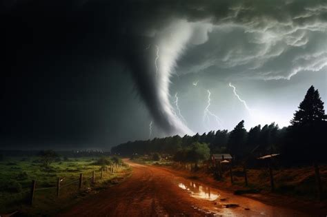 Premium Ai Image Powerful Tornado A Force Of Natures Fierce And
