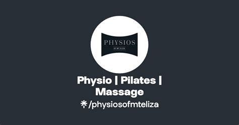 Physio Pilates Massage Instagram Facebook Linktree