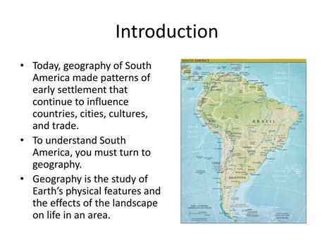 Ppt Geography Of South America By Kristine Hirschmann Powerpoint