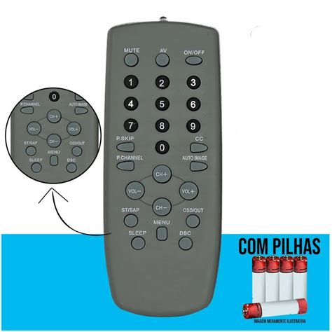 Controle Remoto Para Tv Cce Cyber Lelong Controle Remoto Para Tv