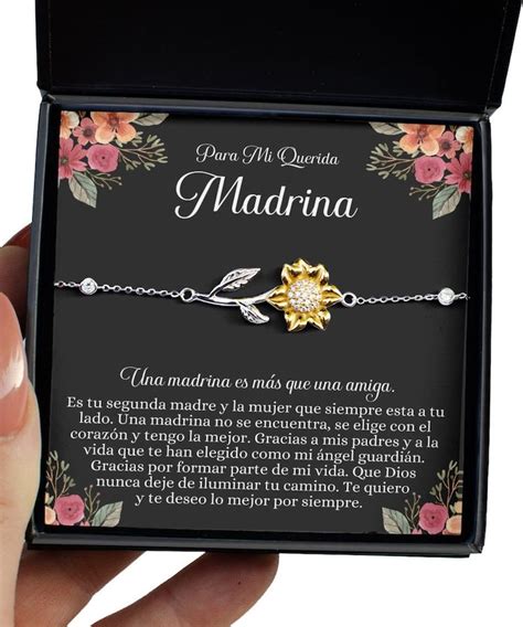 Regalo Madrina Espa Ola Regalo Madrina Pulsera Madrina Etsy Espa A En