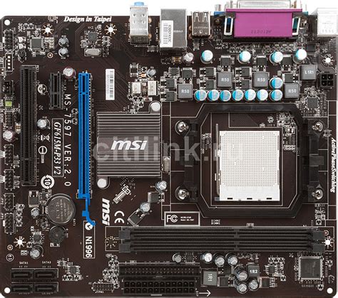 Характеристики Материнская плата MSI GF615M P33 V2 SocketAM3 nVidia