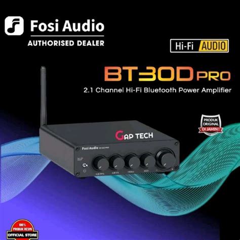 Jual Fosi Audio Bt D Pro Channel Hi Fi Bluetooth Power Amplifier