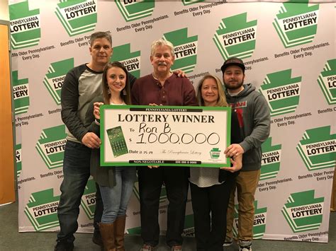 Pa Lottery Presents Commemorative Check To Winner Of 1 Million Holiday