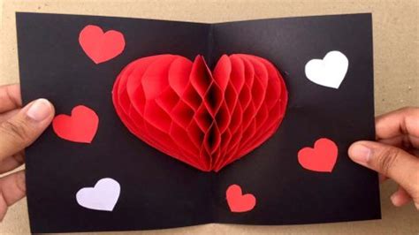 Diy Pop Up Heart Card