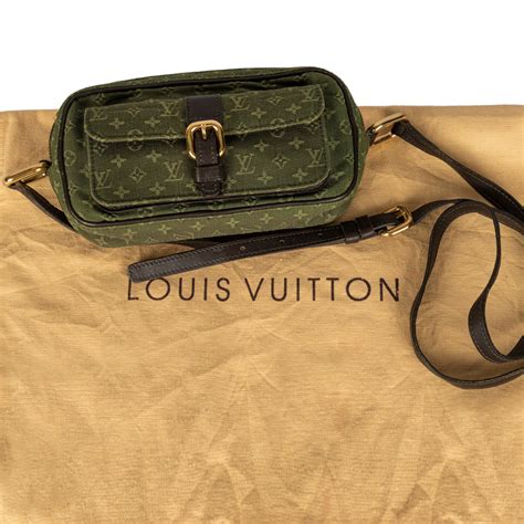 Louis Vuitton Khaki Green Monogram Mini Lin Juliette Mm Crossbody Bag