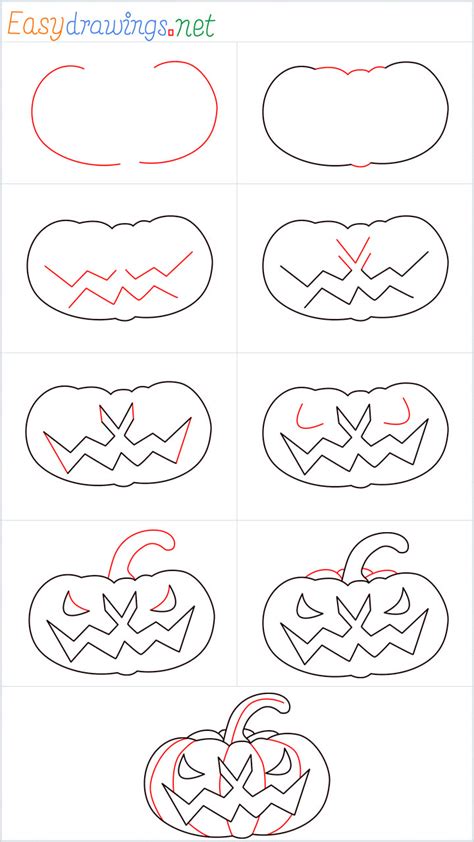 Scary Things To Draw Step By Step