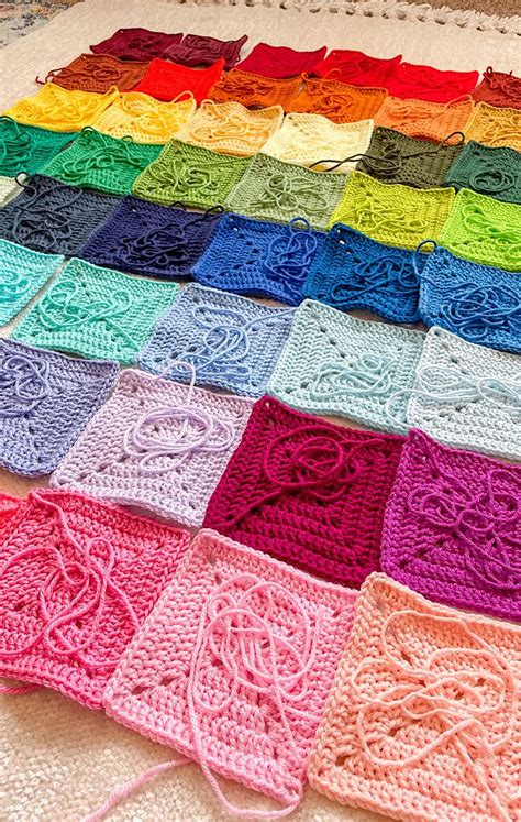 Solid Seamless Granny Square Granny Square Crochet Patterns Free