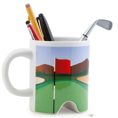 Putter Cup Golf Mug And Pen Set Retrofestiveca