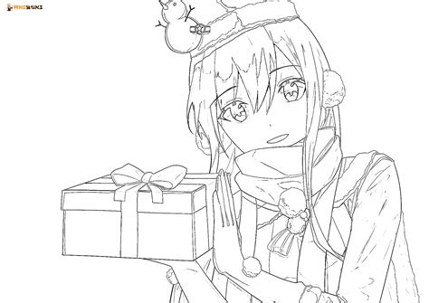 Dibujos De Anime De Navidad Para Colorear AniYuki Anime Portal