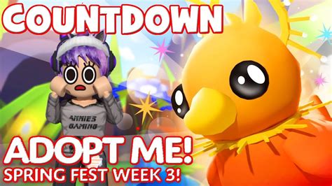 Roblox Adopt Me Live Spring Festival Week Countdown Youtube