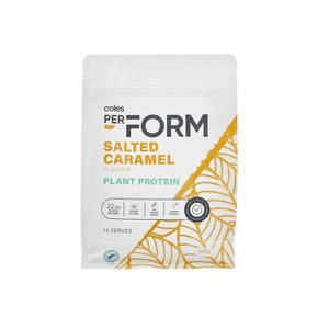 Calories In Coles Perform Powder Salted Caramel Plant Calcount