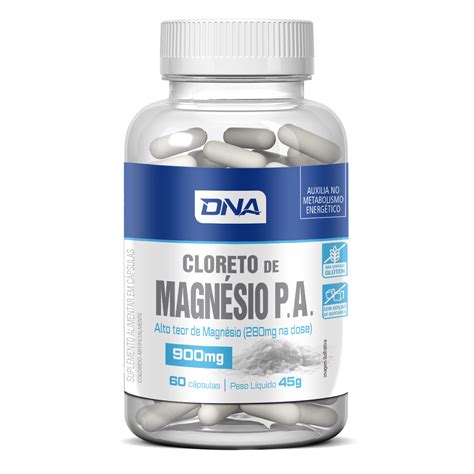 Cloreto De Magn Sio C Psulas Compre Dna Suplementos