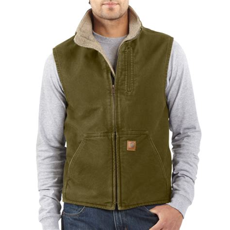 Carhartt Sandstone Mock Neck Vest Camofire Discount Hunting Gear Camo And Clothing