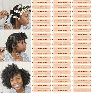 Amazon Pcs Perm Rods Set For Natural Hair Plastic Cold Wave Rod