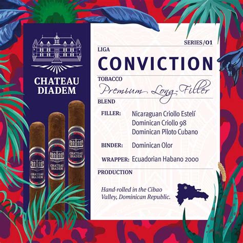 Chateau Diadem Conviction Double Robusto Schwarz Cigars Ch