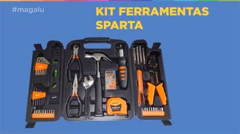 Kit Ferramentas Sparta 129 Peças YouTube