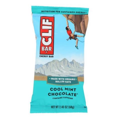 Clif Bar Organic Cool Mint Chocolate 24 Oz Pack Of 12 Case Of 12