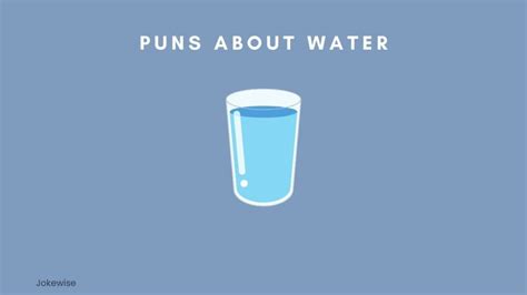 Funny Water Puns That Will Make You Laugh Jokewise