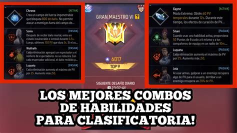 Los Mejores Combos De Habilidades Para Subir En Br Clasificatoria