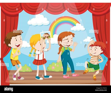 Stage Acting Clipart