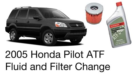 Honda Pilot How To Replace Transmission Fluid Hond