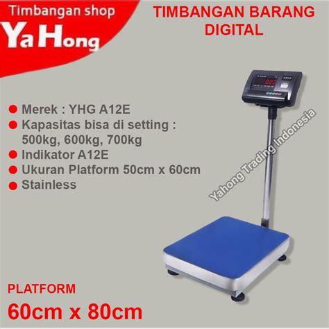 Jual Timbangan Barang Digital 500kg 600kg 700kg Timbangan Duduk Bench