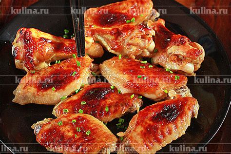 Куриные крылья в глазури – рецепт приготовления с фото от Kulina.Ru