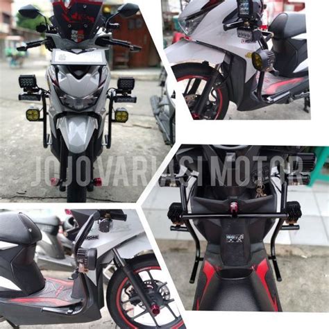 Tubular Crashbar Honda Beat New 2020 Lazada Indonesia