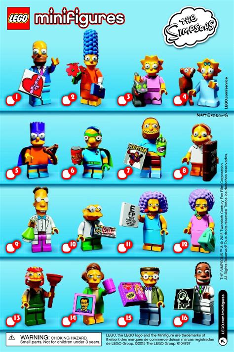 Lego Minifigures Sets The Simpsons Series 2 Kids Time