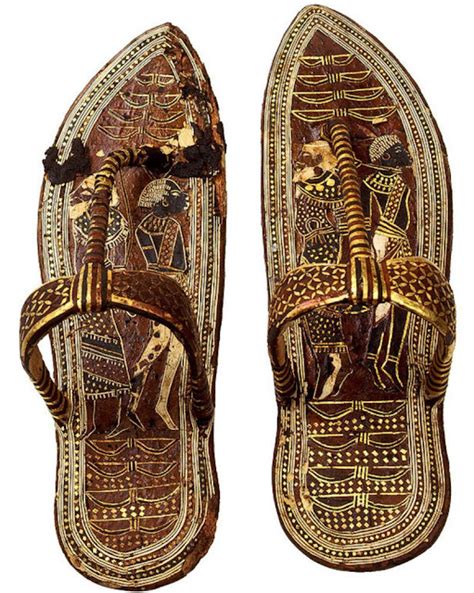 Egyptian Pharaoh Tutankhamuns 3300 Year Old Sandals Vintage Everyday