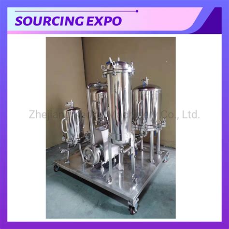 4stage Lenticular Filter Skid Stainless Steel Filter Housing Filtration