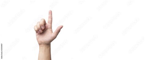 Hand Pointing Finger On A PNG Transparent Background Easy To Modify