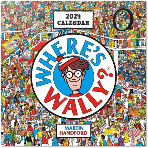 Grupo Erik Where S Wally Wall Calendar 2024 12 X 12 12 Month